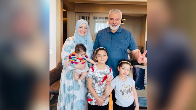 Momen Terakhir Ismail Haniyeh bersama Keluarga. (Instagram/Inas_Haniya)