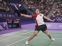 Gregoria Bawa RI ke Semifinal Olimpiade 2024, 