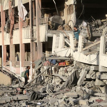 Hancur Berantakan! Potret Israel Menggila Bombardir Sekolah, 17 Tewas