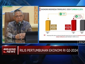  BPS Catat Ekonomi RI Q2-2024 Tumbuh 5,05%