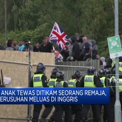 Kerusuhan Meluas di Inggris, 3 Anak Tewas Ditikam Seorang Remaja