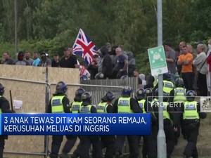 Kerusuhan Meluas di Inggris, 3 Anak Tewas Ditikam Seorang Remaja