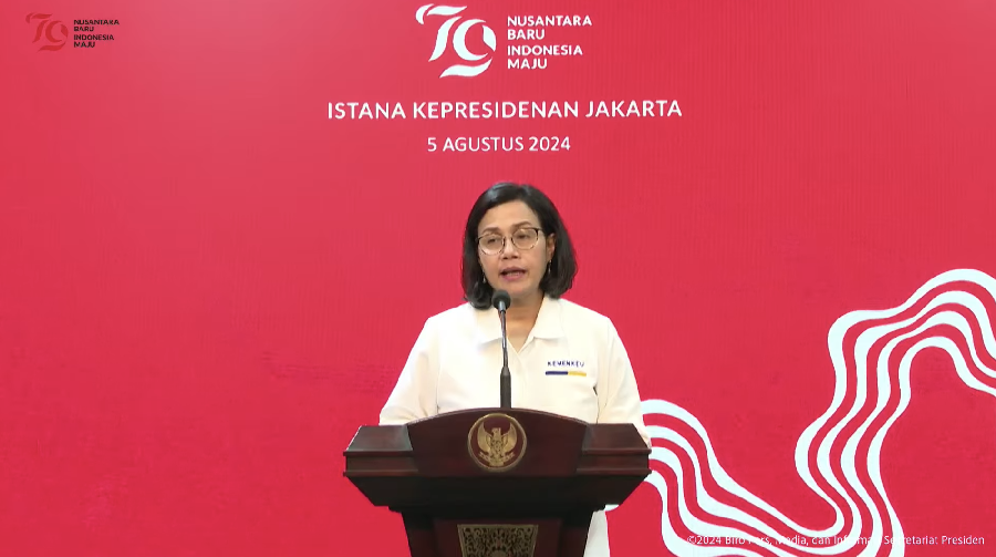 Ket Pers Menteri usai Ratas Rencana Kerja Pemerintah dan RAPBN Tahun 2025, (5/8/2024).