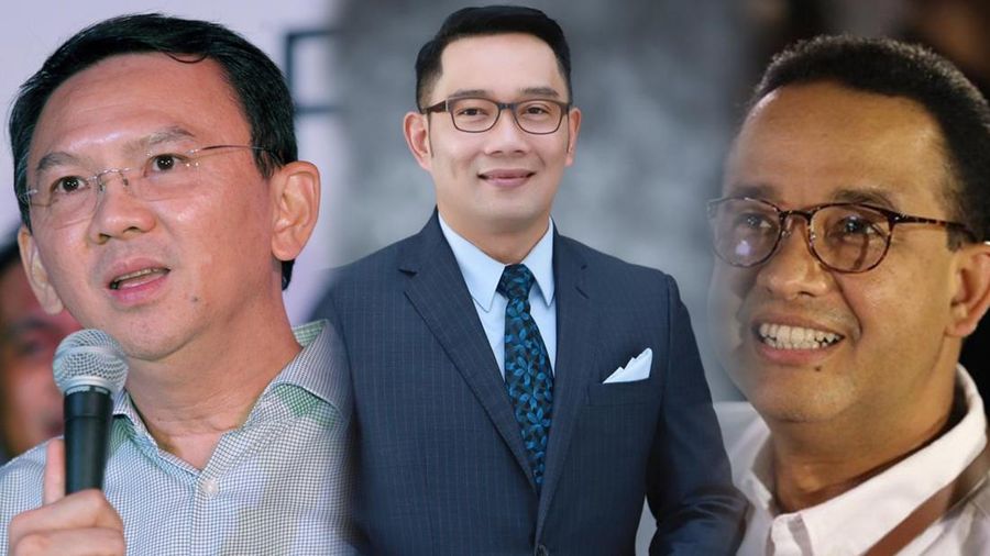 Kolase Ahok, Ridwan Kamil dan Anies Baswedan (CNBC Indonesia)