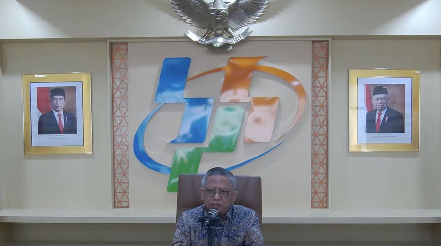 Moh. Edy Mahmud, Deputi Bidang Neraca dan Analisis Statistik dalam Rilis BPS (5/8/2024). (Tangkapan Layar Youtube BPS Statistics)
