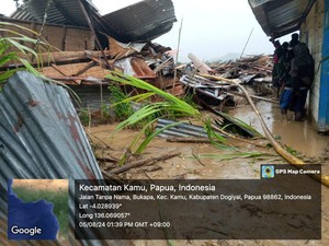 Banjir Bandang Landa Dogiyai Papua Tengah, 4 Orang Tewas