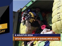 Barang Impor Ilegal Rp 46 Miliar Dimusnahkan Hingga Bursa 