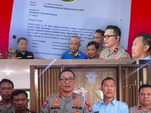 Viral Polantas Razia Truk Parkir di Area Jababeka, Begini Faktanya