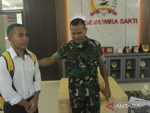 Joni Pemanjat Tiang Lolos Seleksi, Ikut Pendidikan di Rindam Udayana