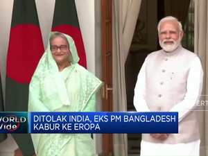Video: Ditolak India, Eks PM Bangladesh Kabur Ke Eropa