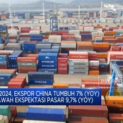 Tumbuh 7% di Juli 2024, Kinerja Ekspor China di Bawah Ekspektasi Pasar