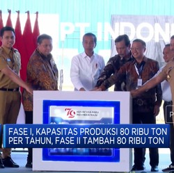 Pabrik Lithium Yang Diresmikan Jokowi di Kendal, Terbesar di Dunia
