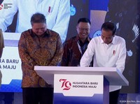 Jokowi Resmikan Pabrik Baterai Lithium Terbesar Dunia, Segini Produksi