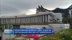 Sudah 90%, Istana IKN Siap Digunakan Upacara HUT Kemerdekaan