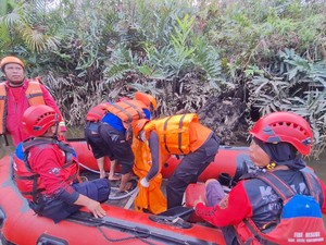 Tim SAR Setop Pencarian Sekuriti Hilang Diterkam Buaya di Sungai Kukar