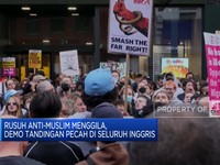 Video: Demo Tandingan Pecah di Inggris Hingga Panas Ekstrim Arab Saudi