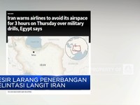 Video: Mesir Larang Penerbangan Melintasi Langit Iran
