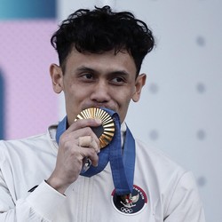 RI Akhirnya Boyong Emas di Olimpiade 2024, Jokowi: Ini Sejarah Baru!