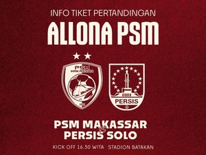 2.300 Tiket PSM Makassar Vs Persis Solo di Stadion Batakan Masih Sepi Pembeli