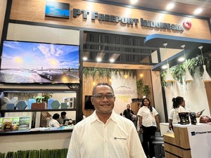 Freeport Sulap Sisa Pasir Tambang Jadi Daratan di Pesisir Pantai