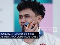 Veddriq Leonardo Raih Emas Pertama Indonesia di Olimpiade Paris 2024
