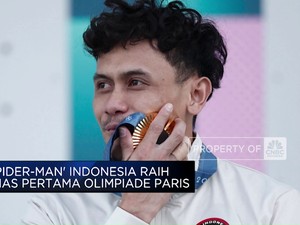 Veddriq Leonardo Raih Emas Pertama Indonesia di Olimpiade Paris 2024