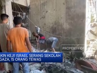 Video: Makin Keji! Israel Serang Sekolah di Gaza, 15 Orang Tewas