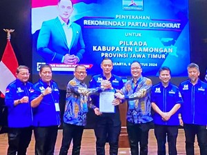 Abdul Ghofur-Firosya Shalati Kantongi Rekom Demokrat Maju Pilbup Lamongan