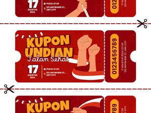 45+ Contoh Kupon Jalan Sehat HUT RI ke-79, Download Gratis di Sini!
