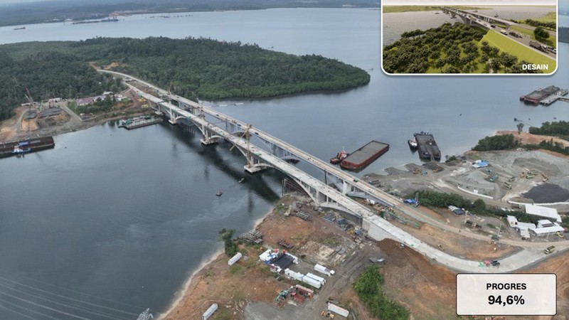 Infrastrur Jalan dan Tol di IKN. (Dok Kementerian PUPR)