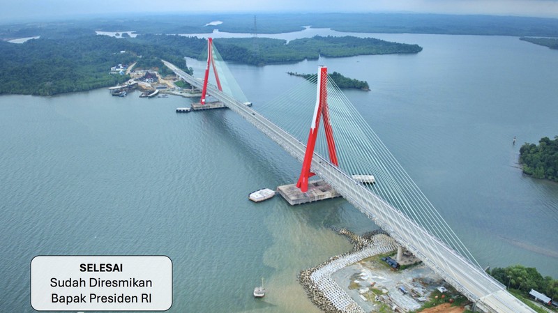 Infrastrur Jalan dan Tol di IKN. (Dok Kementerian PUPR)