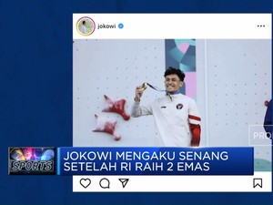 Video: Jokowi Mengaku Senang Setelah RI Raih 2 Emas
