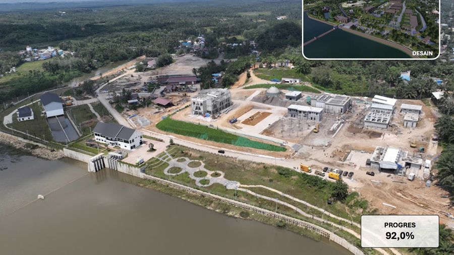 Kantor presiden di Ibu Kota Nusantara (IKN) sebagai Istana Garuda. (Dok Kementerian PUPR)
