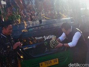 Bus TransJatim Gresik-Lamongan Diluncurkan, Gratis hingga 17 Agustus