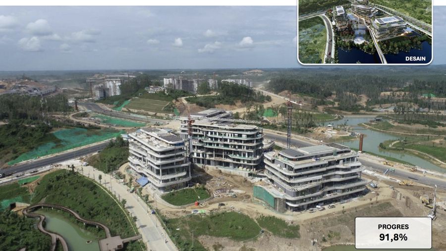 Rumah dan Kantor Kementerian di IKN. (Dok Kementerian PUPR)
