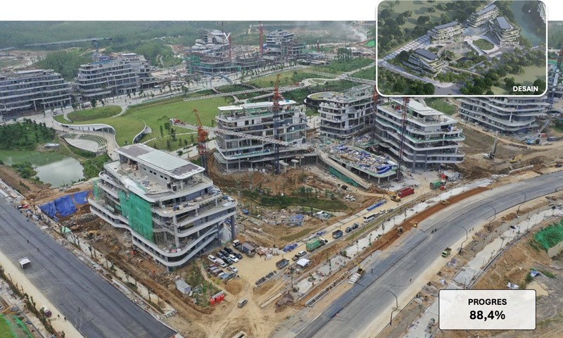 Rumah dan Kantor Kementerian di IKN. (Dok Kementerian PUPR) Rumah dan Kantor Kementerian di IKN. (Dok Kementerian PUPR)