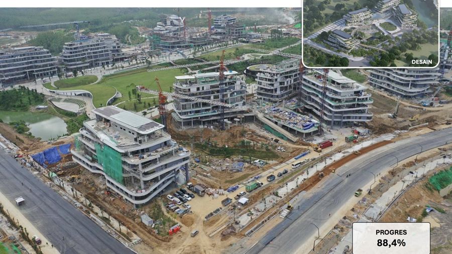Rumah dan Kantor Kementerian di IKN. (Dok Kementerian PUPR)