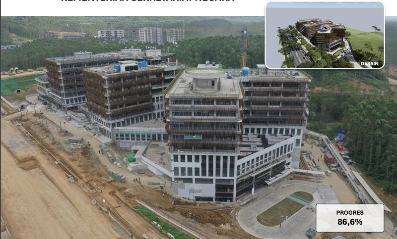 Rumah dan Kantor Kementerian di IKN. (Dok Kementerian PUPR)