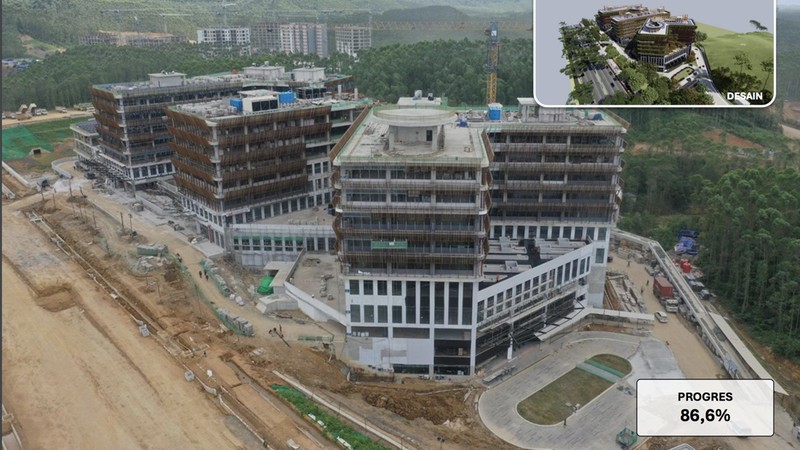 Rumah dan Kantor Kementerian di IKN. (Dok Kementerian PUPR)
