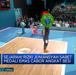 Rizki Juniansyah Sabet Medali Emas Olimpaide Paris Cabor Angkat Besi