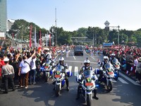 Sejarah! Bendera Duplikat Merah Putih-Teks Proklamasi Diarak Monas-IKN