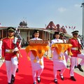 Detik-Detik Duplikat Bendera Pusaka-Teks Proklamasi Diarak Monas-IKN