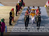 Kirab Bendera Merah Putih Dari Monas ke IKN Dimulai, Simak Prosesnya