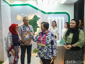 Bumi Resources Paparkan Ini ke Menteri LHK di Booth Festival LIKE 2