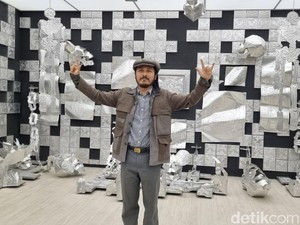 Keren! Seniman Jogja Bikin Karya Instalasi Aluminium Angkat Cerita Habil-Qabil