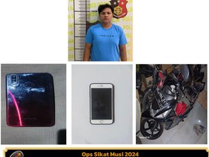 Ancam Lalu Rampas Dompet-HP Mahasiswa di Ogan Ilir, Riki Ditangkap Polisi