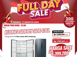 Buruan ke Transmart! Beli Kulkas Side by Side Cuma Rp 6 Jutaan