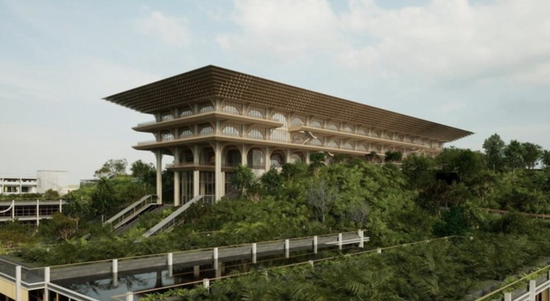 Desain Istana Wakil Presiden RI. (Kementerian PUPR) Desain Istana Wakil Presiden RI. (Kementerian PUPR)