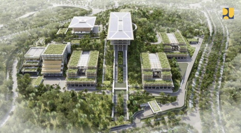 Desain Istana Wakil Presiden RI. (Kementerian PUPR) Desain Istana Wakil Presiden RI. (Kementerian PUPR)