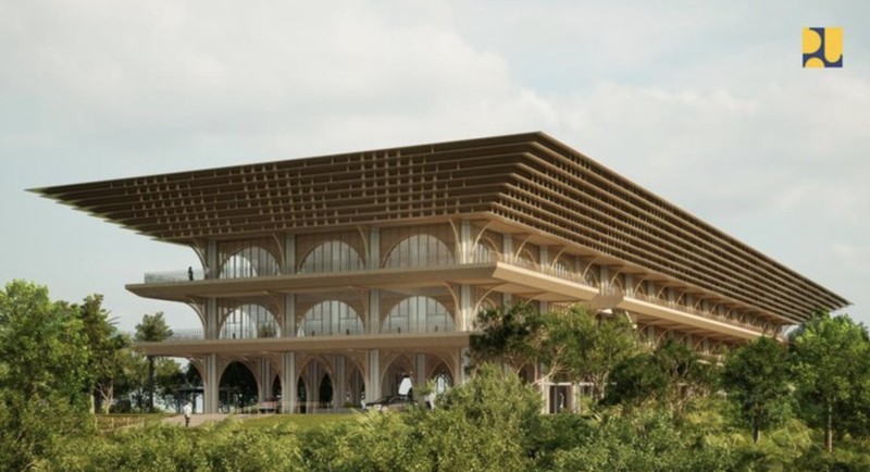 Desain Istana Wakil Presiden RI. (Kementerian PUPR) Desain Istana Wakil Presiden RI. (Kementerian PUPR)